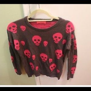 ME.N.U  Girls Charcoal Graphic 429Long Sleeve XXS